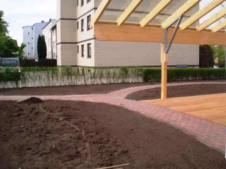 Plasterarbeiten / Wegebau am Waldorfkindergarten Wilhelmshaven